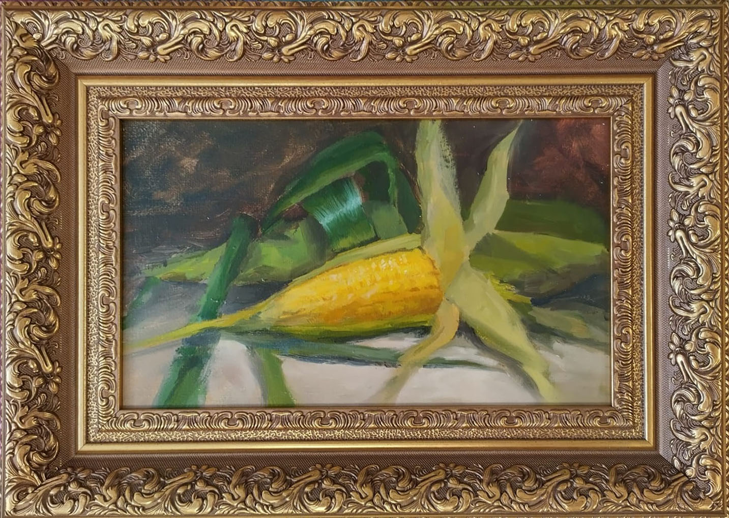 натюрморт кукуруза