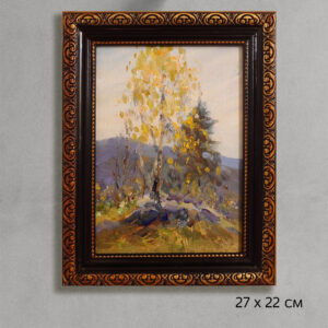 Пейзаж с Берёзой "Осенний этюд"