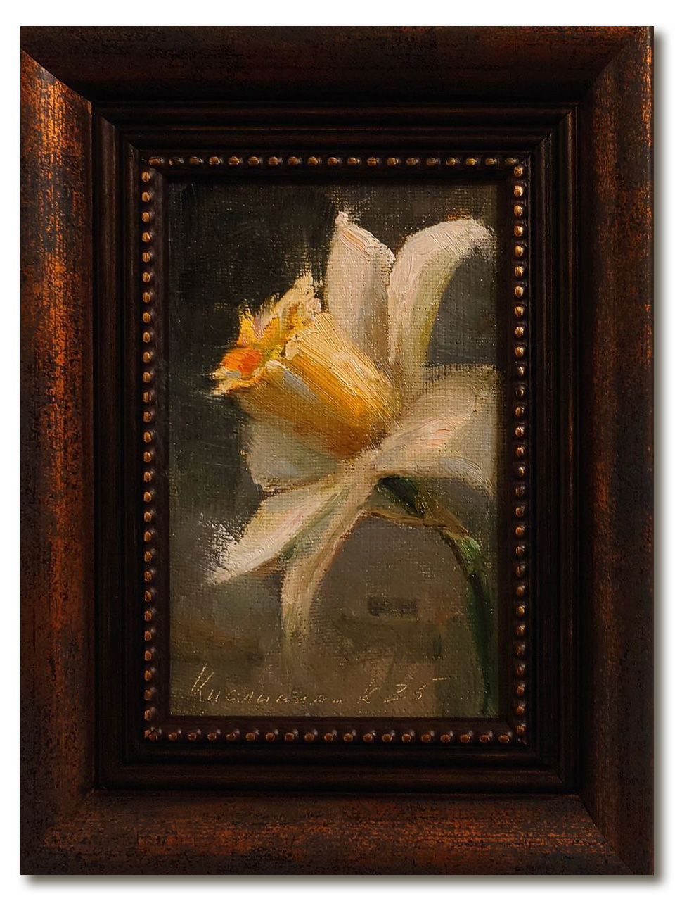 Натюрморт с цветком "Нарцисс"