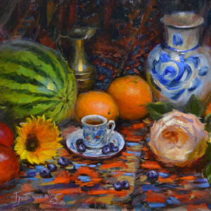 натюрморт с арбузом