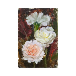 картина с гвоздиками